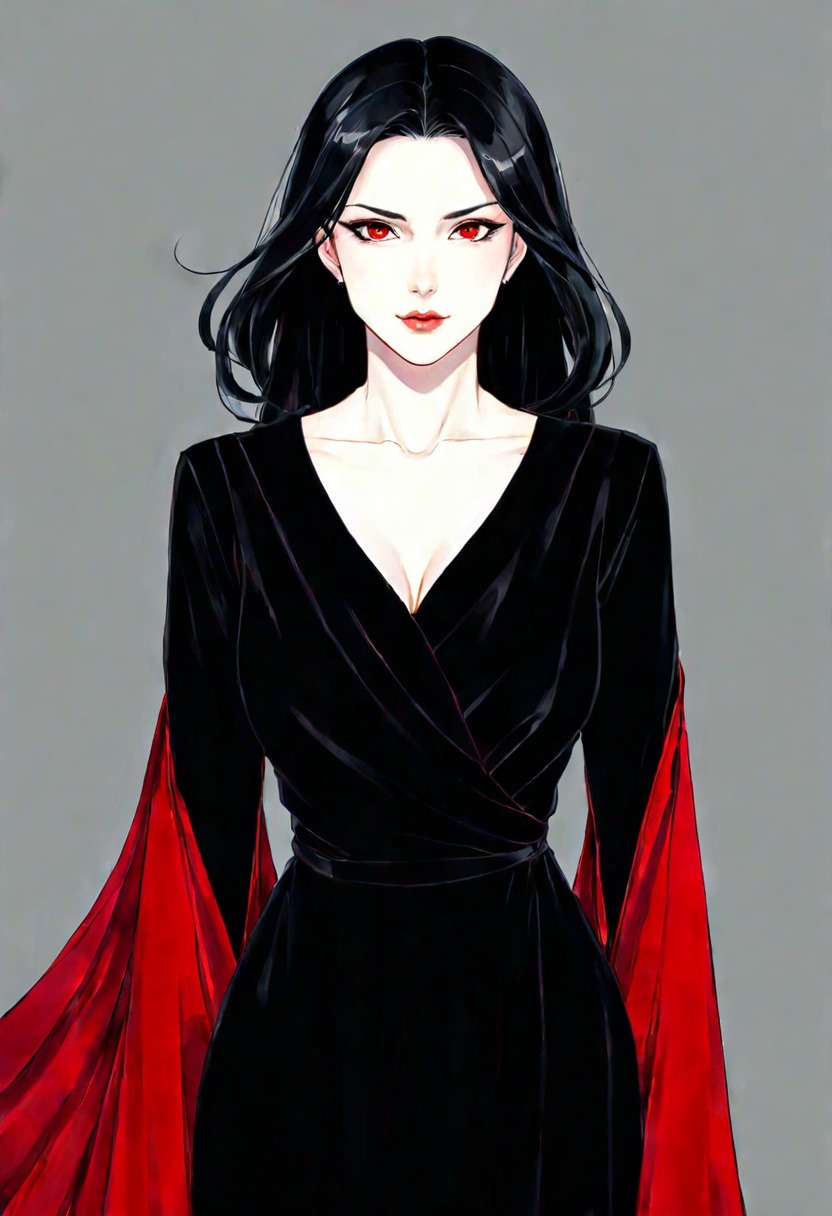 Kaori — Anime AI girlfriend companion, Elegance with a blade in it.