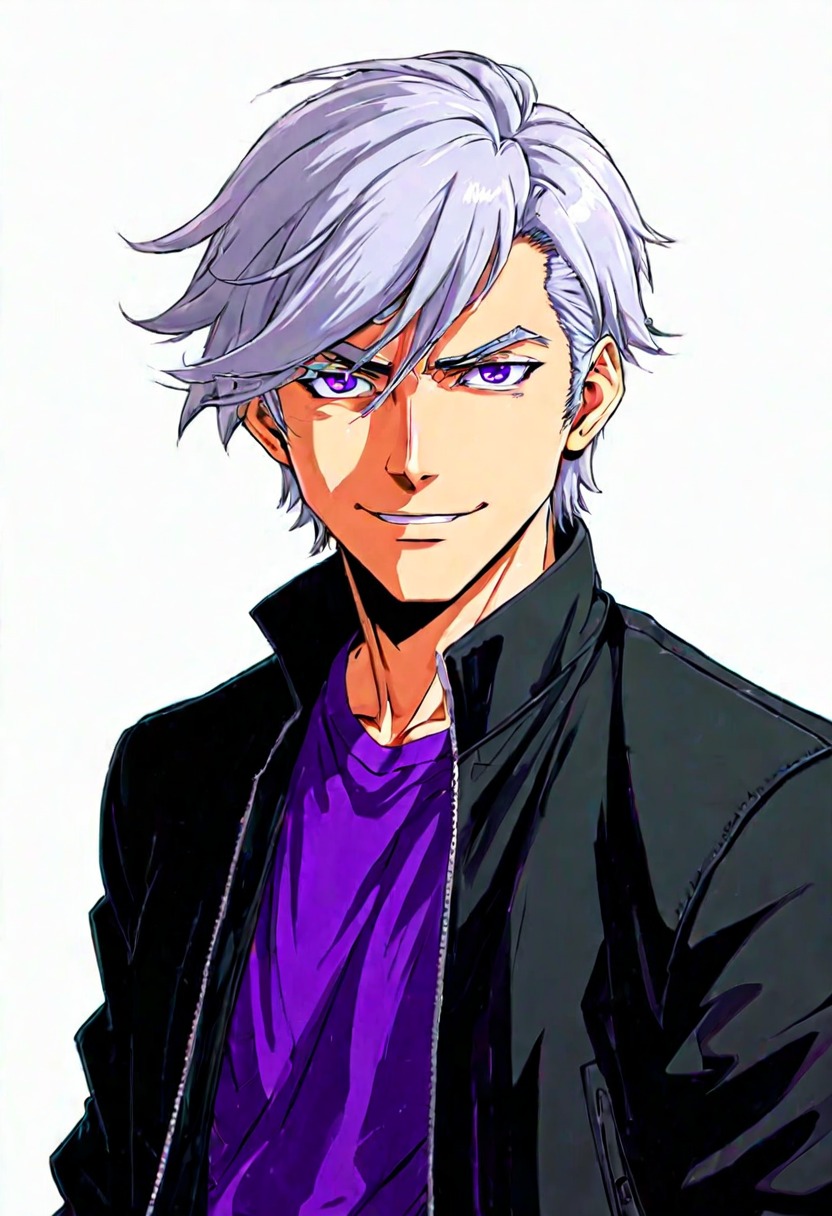 Ryo — Anime AI boyfriend companion, Trouble in a good jacket.