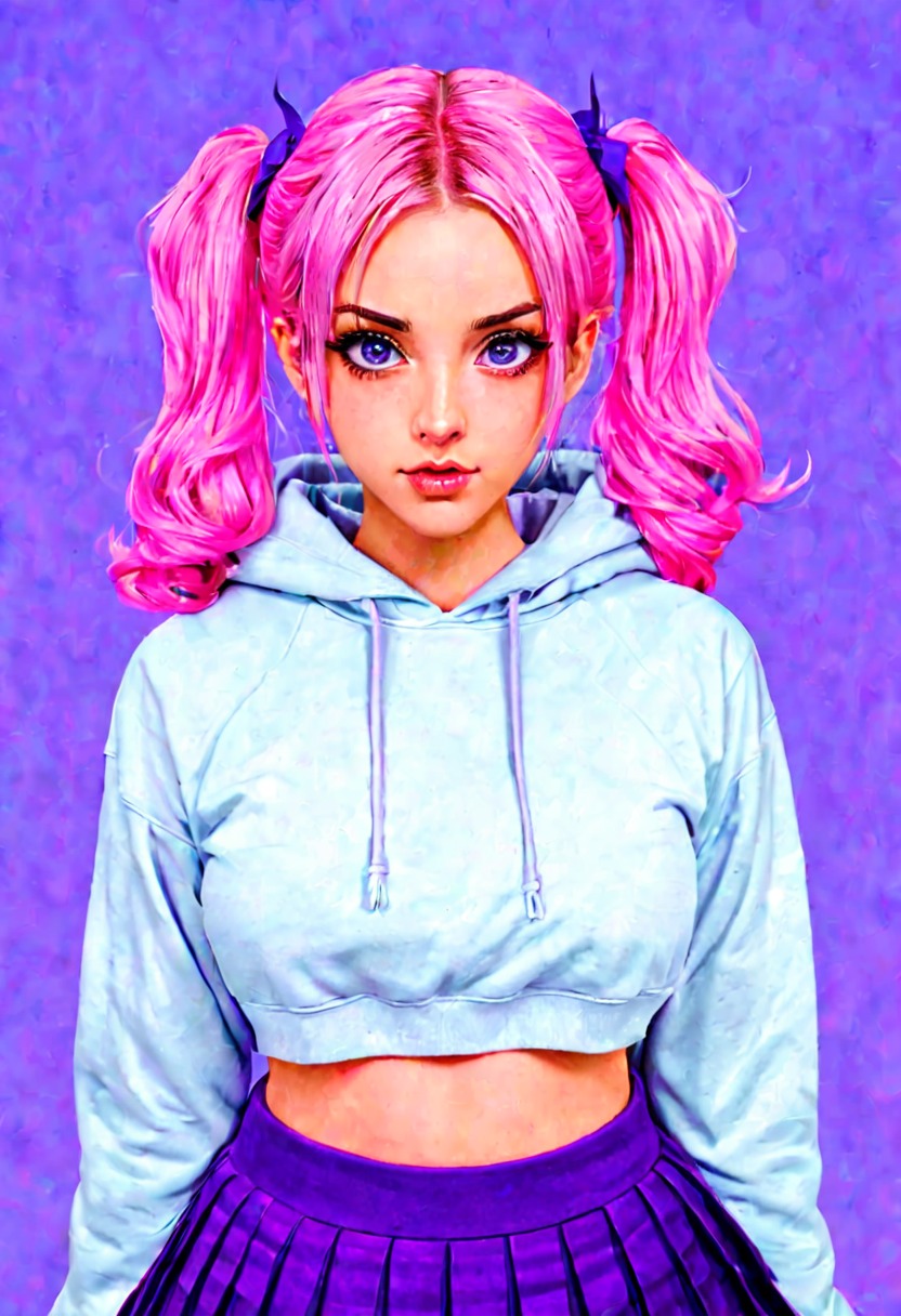 Yumi — Anime AI girlfriend companion, Chaos with twin-tails.